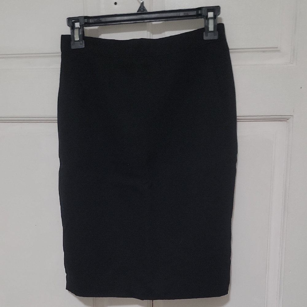 Jacques Gevertz Limited Edition Elegant Black Pencil Skirt Business Casual Sexy